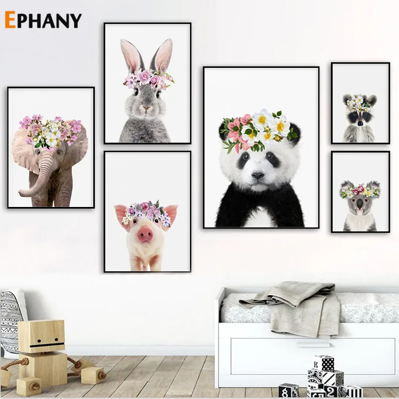 Kawaii Animal Panda Rabbit Posters and Prints Canvas Painting Nursery Wall Art Decorative Picture Nordic Kids Room Decoration
Kawaii Animal Panda Rabbit Posters and Prints Canvas Painting Nursery Wall Art Decorative Picture Nordic Kids Room Decoration