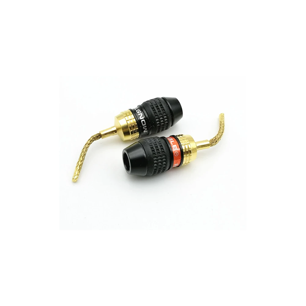 2Pcs/lot 2MM Monster Copper Wire Gold-Plated Banana Plug Speaker Wire Plug Braided Wire Plug Connector
2Pcs/lot 2MM Monster Copper Wire Gold-Plated Banana Plug Speaker Wire Plug Braided Wire Plug Connector