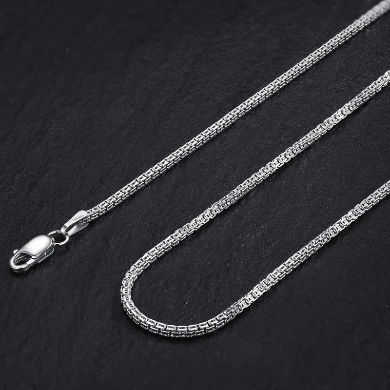 BOCAI New real S925 pure silver Man and Woman necklaces fashion car flower box chain simple Korean style clavicle chain person
BOCAI New real S925 pure silver Man and Woman necklaces fashion car flower box chain simple Korean style clavicle chain person