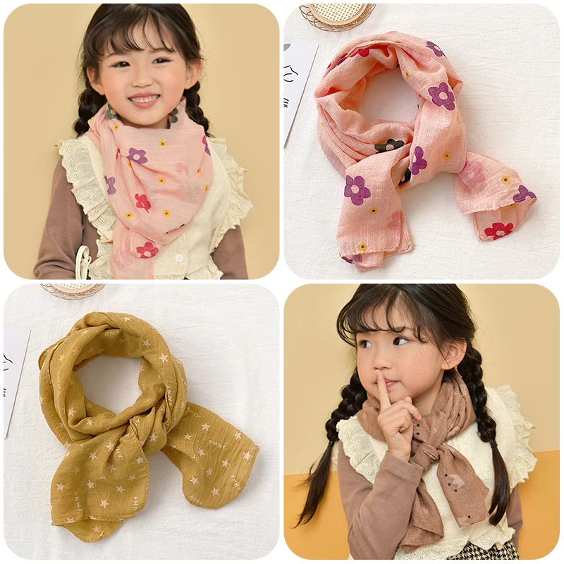 2020 Autumn and Winter Girls Cute Flower Star Cotton Linen Scarf Baby Keep Warm Scarves Children's Cotton Scarf Kids Sweet Scarf
2020 Autumn and Winter Girls Cute Flower Star Cotton Linen Scarf Baby Keep Warm Scarves Children's Cotton Scarf Kids Sweet Scarf