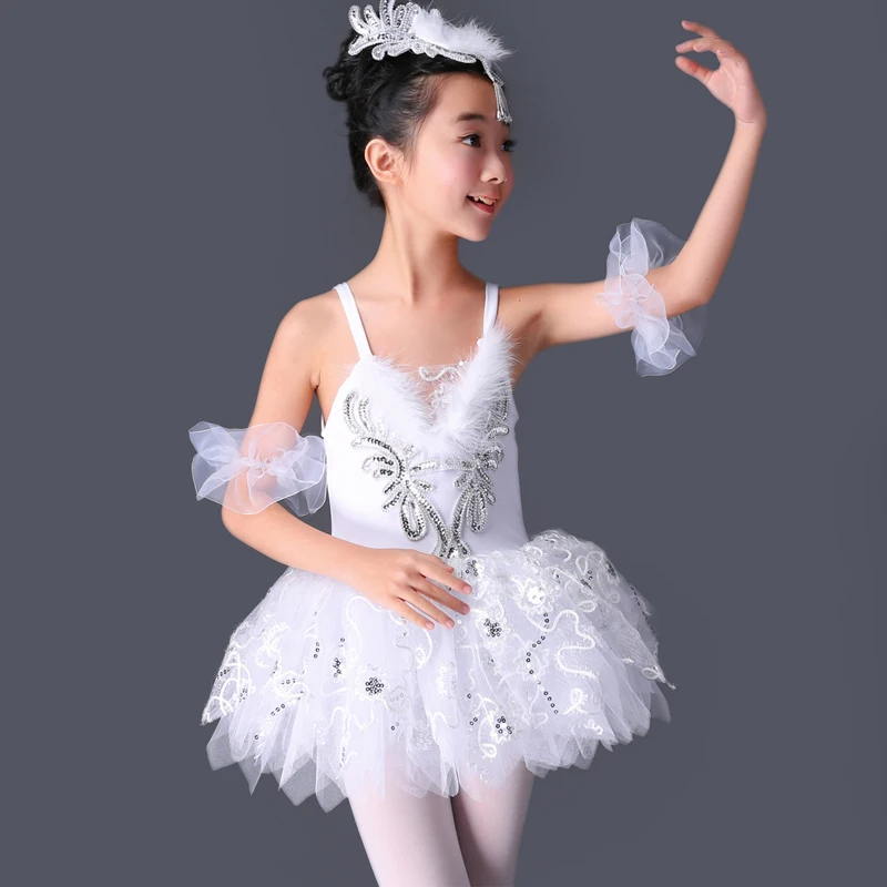 Stage Performance Girls Little Swan Dance Costume Children's Strap Ballet Dance Dress Children's Princess Veil Skirt 3-15T
Stage Performance Girls Little Swan Dance Costume Children's Strap Ballet Dance Dress Children's Princess Veil Skirt 3-15T