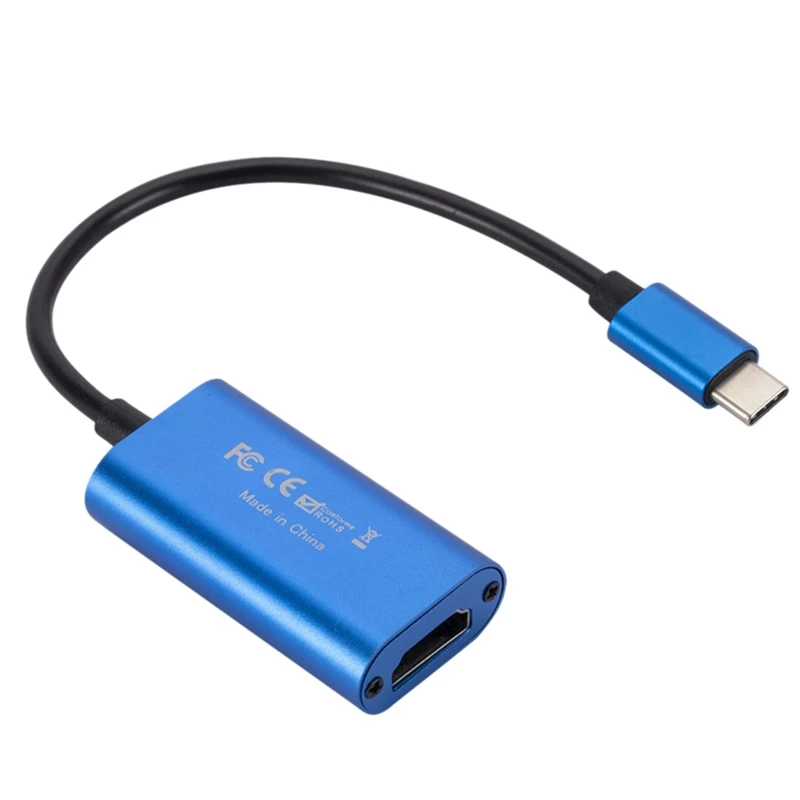 Type-C Video Capture Card HDMI-Compatible To Type-C Game Live Video Recording Online Teaching Recording
Type-C Video Capture Card HDMI-Compatible To Type-C Game Live Video Recording Online Teaching Recording