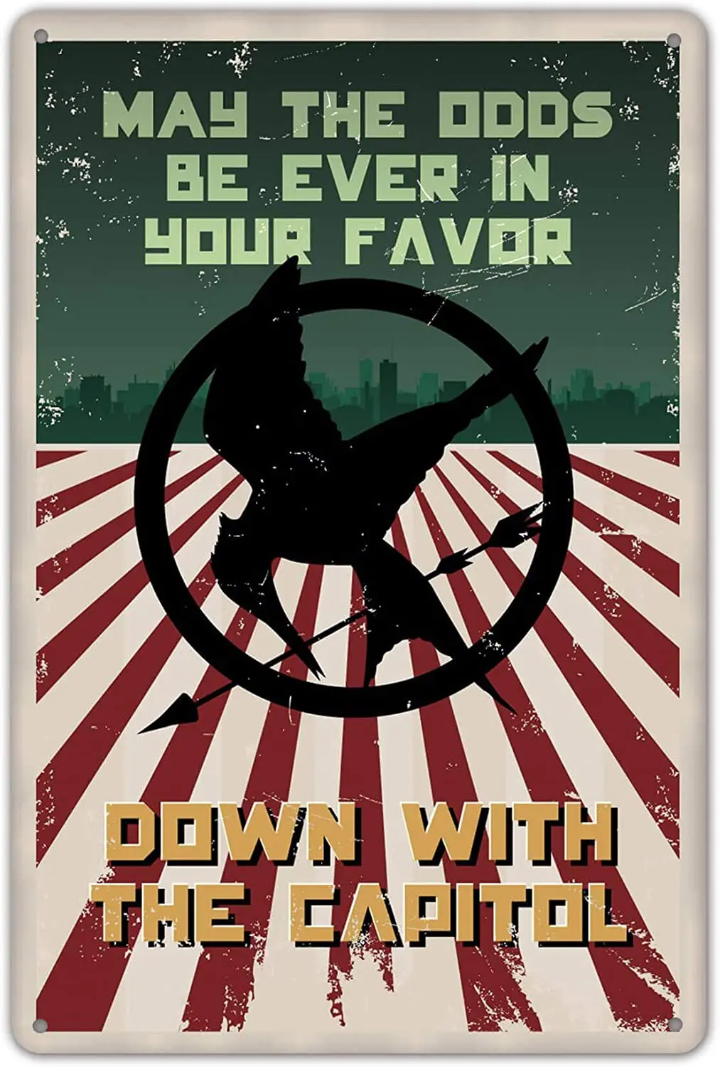 Wall Decor Metal 8 x 12inch - Hunger Games May The Odds Be Ever in Your Favor Sign Tin Sign Personalized Metal Signs
Wall Decor Metal 8 x 12inch - Hunger Games May The Odds Be Ever in Your Favor Sign Tin Sign Personalized Metal Signs