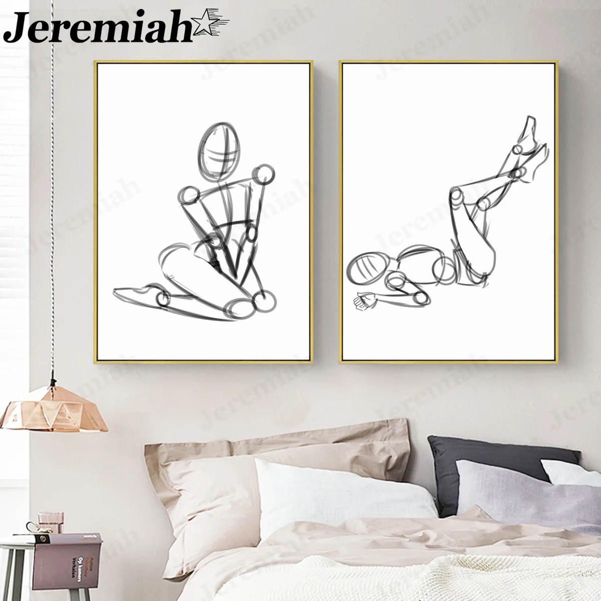 Simple Black and White Line Canvas Painting Simple Strokes Character Poster Wall Art Modern Home Room Decoration Accessories
Simple Black and White Line Canvas Painting Simple Strokes Character Poster Wall Art Modern Home Room Decoration Accessories