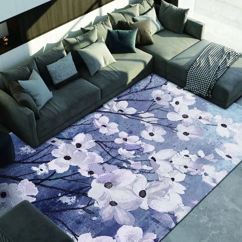 Romantic Flowers Carpet Chinese Style Living Room Decor Floor Mat Soft Crystal Velvet Foot Pads Bedroom Large Area Mat Printed R
Romantic Flowers Carpet Chinese Style Living Room Decor Floor Mat Soft Crystal Velvet Foot Pads Bedroom Large Area Mat Printed R