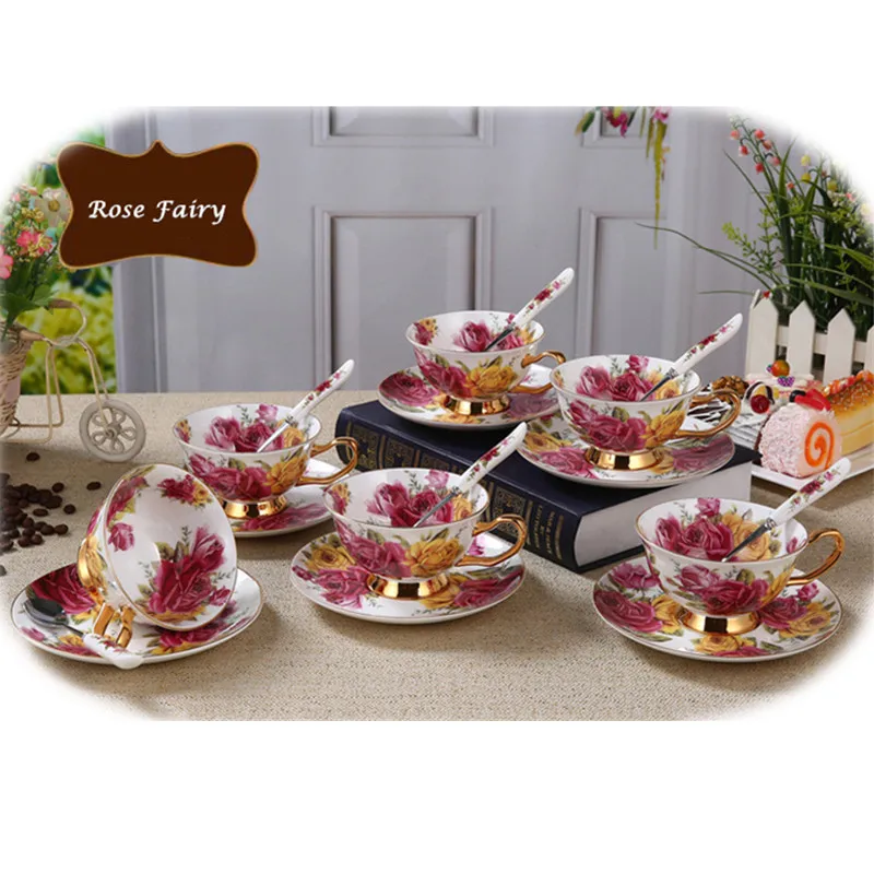 1 set British Royal 3D Rose coffee cup enamel tea cup set with spoon saucer Creative cups ceramic coffee cup sets 6ZOP03
1 set British Royal 3D Rose coffee cup enamel tea cup set with spoon saucer Creative cups ceramic coffee cup sets 6ZOP03