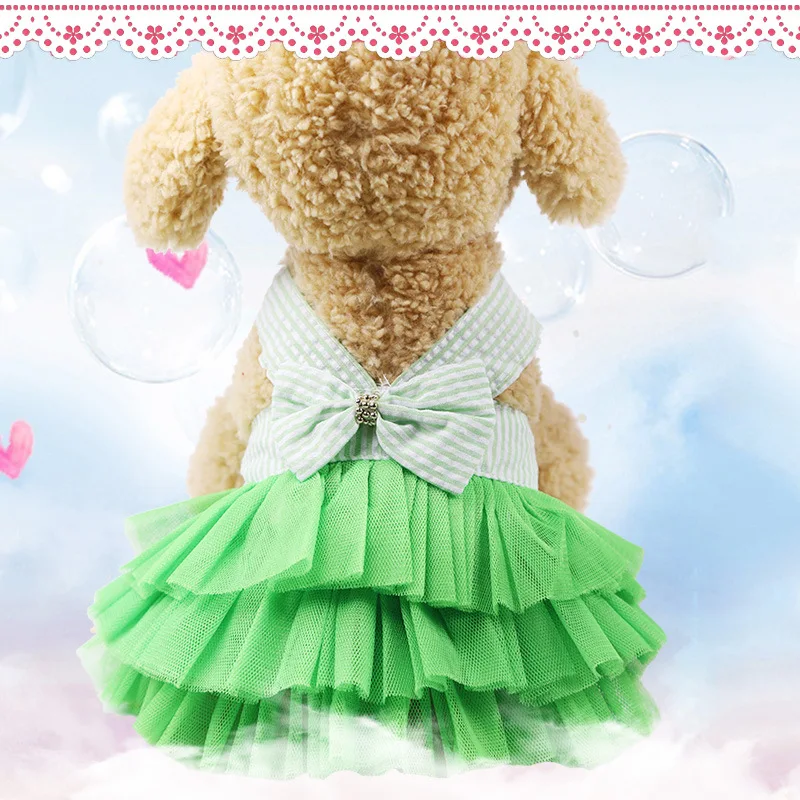 New Dog Clothes Striped Suspender Skirt Mesh Skirt Spring and Summer New Pet Cat Supplies Wedding Dress Dog Dress Cat Dresses
New Dog Clothes Striped Suspender Skirt Mesh Skirt Spring and Summer New Pet Cat Supplies Wedding Dress Dog Dress Cat Dresses