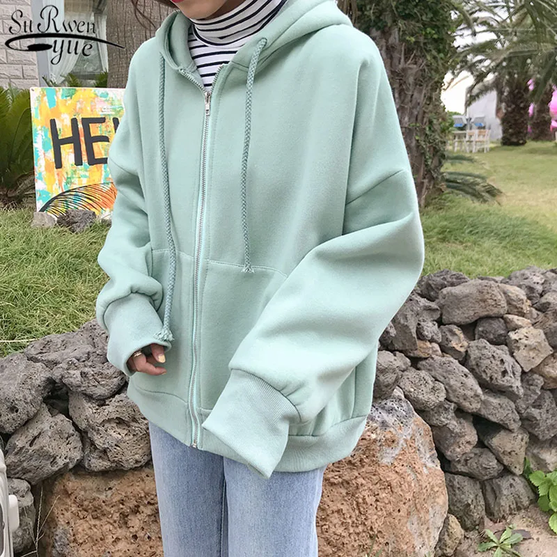 2021 Korean Clothes Women Zipper Hoody Jumper Candy Color Women's Hoodie New Long Sleeve Oversized Thicken Sweatshirt 11826
2021 Korean Clothes Women Zipper Hoody Jumper Candy Color Women's Hoodie New Long Sleeve Oversized Thicken Sweatshirt 11826