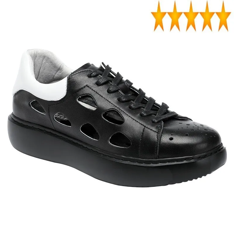 Panelled Mens Colors 2021 New Hollow Out Casual Lace Up Breathable Joggers Sneakers Genuine Leather Thick Platform Shoes
Panelled Mens Colors 2021 New Hollow Out Casual Lace Up Breathable Joggers Sneakers Genuine Leather Thick Platform Shoes