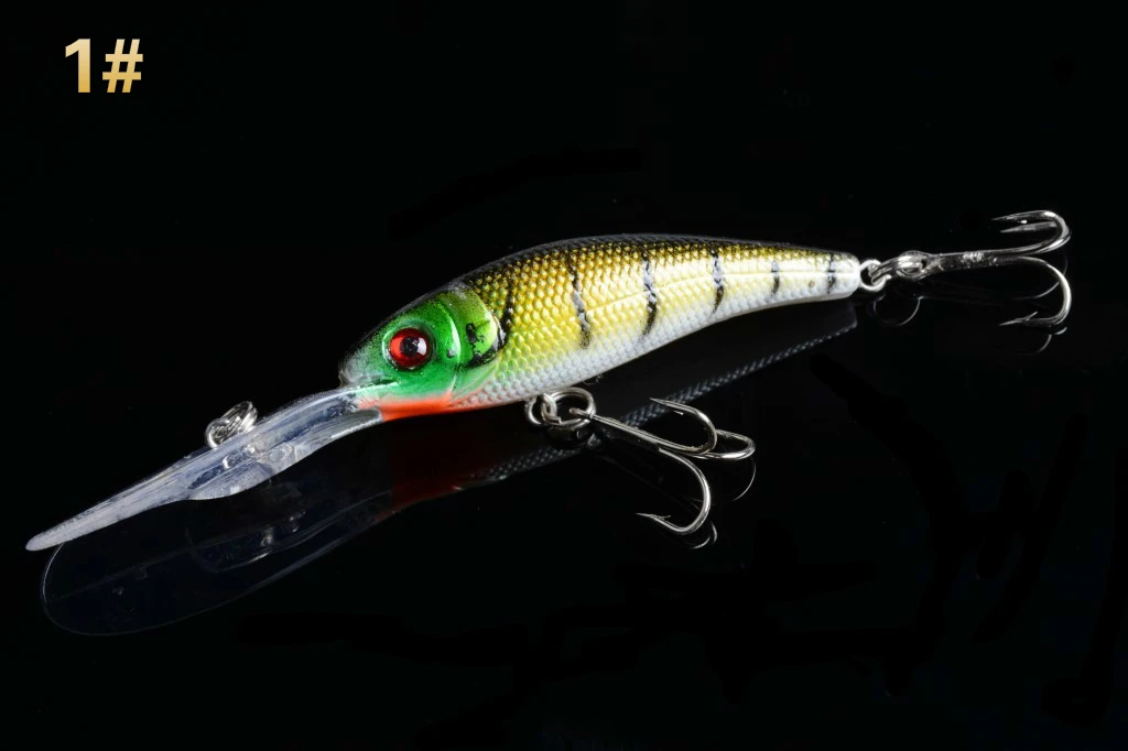 1 шт. Высотка каблука 10 см/7 8g длинная губа Minnow приманок для рыбалки в море