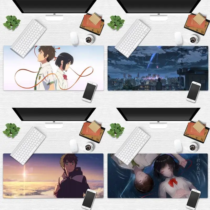 Anime your name anime Gaming Player desk laptop Rubber Mouse Mat Desk Gamer Work Large Mouse pad mats Non-slip Laptop Cushion
Anime your name anime Gaming Player desk laptop Rubber Mouse Mat Desk Gamer Work Large Mouse pad mats Non-slip Laptop Cushion
