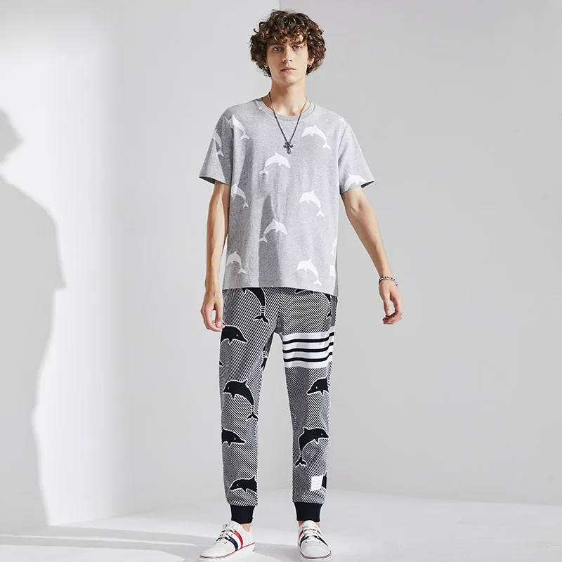 New Fashion 2021 TB Brand T-Shirt Men Women Short Sleeve Casual Clothing Dolphin Pattern Summer O-neck Cotton Shirts tees
New Fashion 2021 TB Brand T-Shirt Men Women Short Sleeve Casual Clothing Dolphin Pattern Summer O-neck Cotton Shirts tees