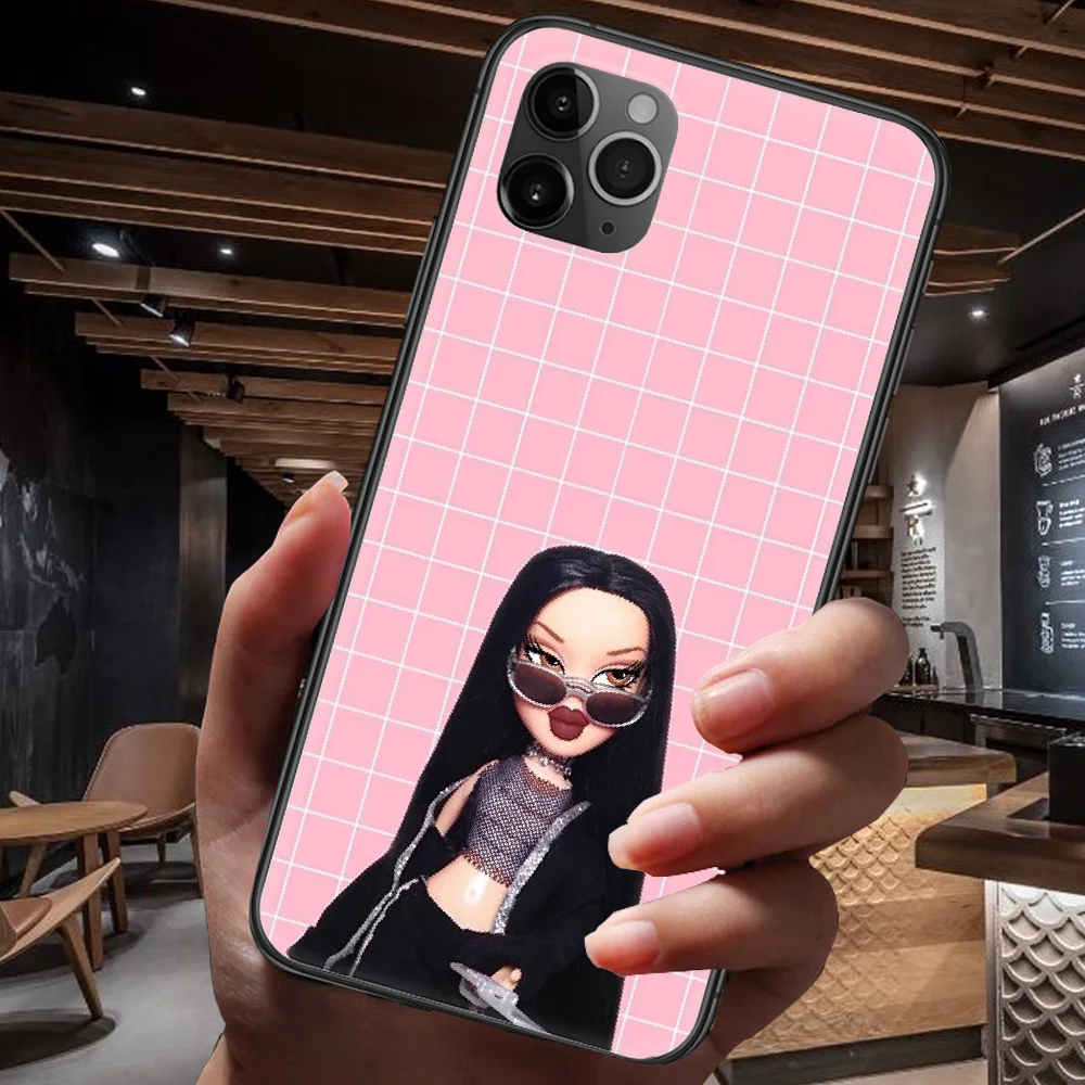 Fashion Brand Doll Bratz Phone Case For Iphone 4 4s 5 5S SE 5C 6 6S 7 8 Plus X XS XR 11 12 Mini Pro Max 2020 black Coque Luxury
Fashion Brand Doll Bratz Phone Case For Iphone 4 4s 5 5S SE 5C 6 6S 7 8 Plus X XS XR 11 12 Mini Pro Max 2020 black Coque Luxury