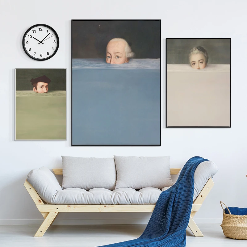 Submerged Classic Figure Portrait Art Canvas Print Oil Painting Living Room Abstract Wall Picture Home Decoration Poster
Submerged Classic Figure Portrait Art Canvas Print Oil Painting Living Room Abstract Wall Picture Home Decoration Poster