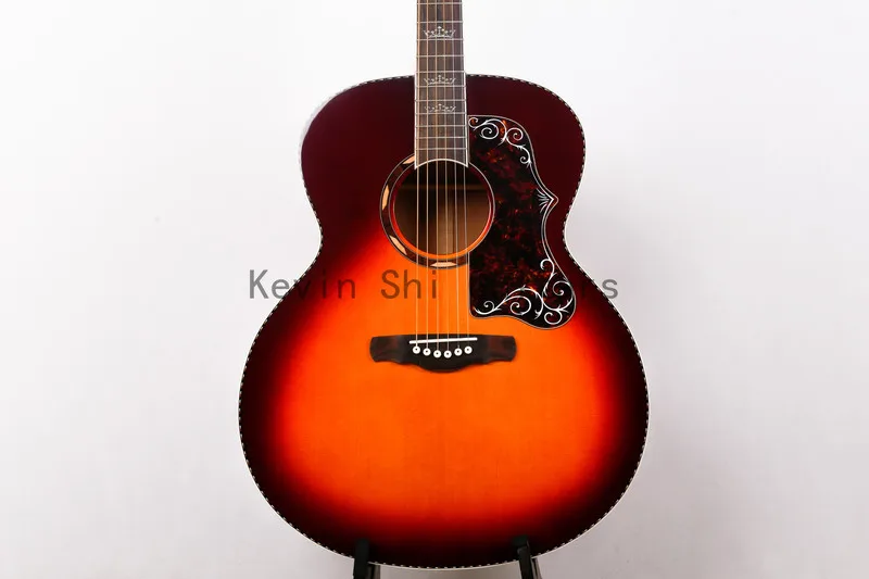 Акустическая гитара с объемным корпусом KSG 43 дюйма sunburst finish акустическая