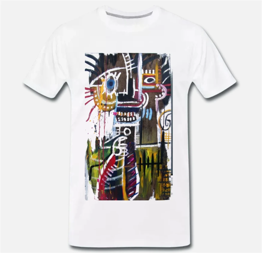 Футболка Maglia Jean Michel Basquiat Street Art Artista Citazione Cent Mito 4 модная классическая стильная