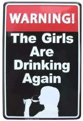 Rustic Style Metal Tin Sign Plate Warn Girls Drinking Happy Hr Cave Wall Home Bar Club Decor 8x12 Inches Tin Sign
Rustic Style Metal Tin Sign Plate Warn Girls Drinking Happy Hr Cave Wall Home Bar Club Decor 8x12 Inches Tin Sign