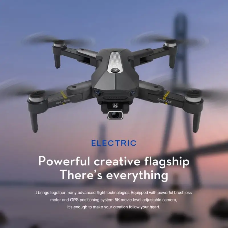 K80 PRO GPS Drone 5G 8K Dual HD Camera Professional Aerial Photography Brushless Motor Foldable Quadcopter RC Distance1200M
K80 PRO GPS Drone 5G 8K Dual HD Camera Professional Aerial Photography Brushless Motor Foldable Quadcopter RC Distance1200M