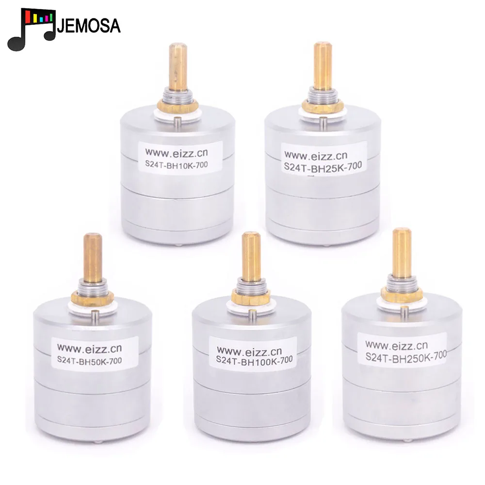 1PC Hi end EIZZ Stereo Potentiometer switch 10K 25K 50K 100K 250K high-precision 24 Steps Potentiometer Hifi Audio Amplifier DIY
1PC Hi end EIZZ Stereo Potentiometer switch 10K 25K 50K 100K 250K high-precision 24 Steps Potentiometer Hifi Audio Amplifier DIY