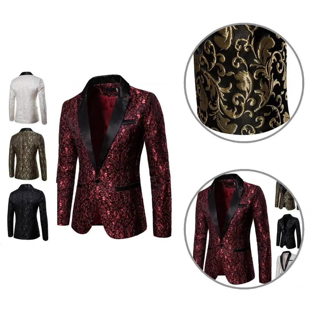 Streetwear Formal Handsome Slim Suit Jacket Autumn Winter Suit Coat Long Sleeve for Wedding
Streetwear Formal Handsome Slim Suit Jacket Autumn Winter Suit Coat Long Sleeve for Wedding