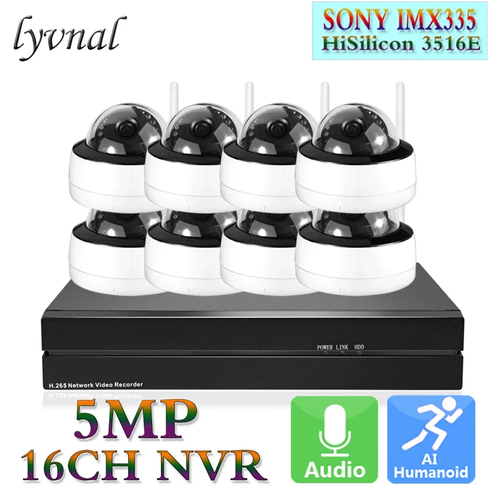 LYVNAL5mp ip camera wifi kit h.265 sony uhd wireless Surveillance ip camera metal dome 16ch 5mp nvr system 8ch wifi kit
LYVNAL5mp ip camera wifi kit h.265 sony uhd wireless Surveillance ip camera metal dome 16ch 5mp nvr system 8ch wifi kit