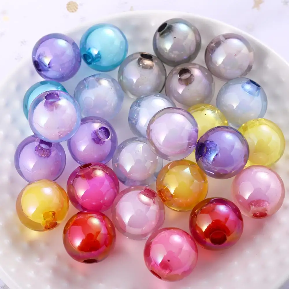10Pcs/Lot Transparent MultiColor Acrylic Beads Round Half Hole Loose Spacer Beads For Jewelry Making DIY Handmade Accessories
10Pcs/Lot Transparent MultiColor Acrylic Beads Round Half Hole Loose Spacer Beads For Jewelry Making DIY Handmade Accessories