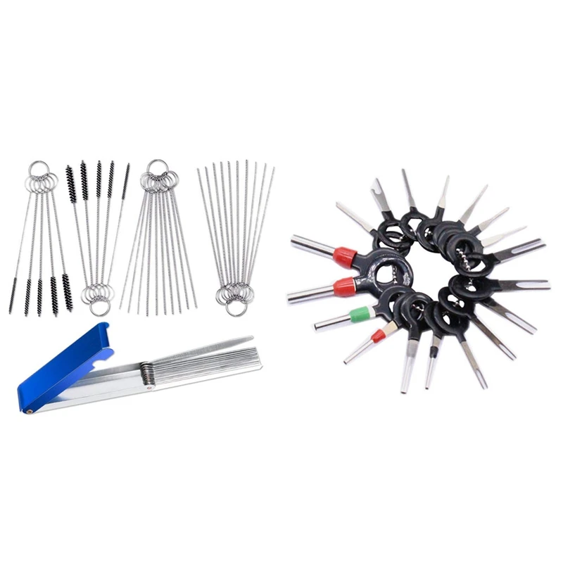 1 Set Carburetor Carbon Jet Cleaner ATV Welder Motorcycle & 1 Set Wire Terminal Removal Tool Car Wiring Crimp
1 Set Carburetor Carbon Jet Cleaner ATV Welder Motorcycle & 1 Set Wire Terminal Removal Tool Car Wiring Crimp