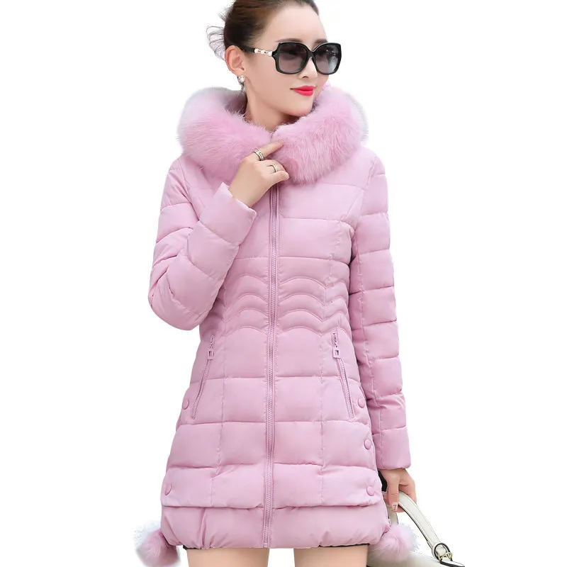 2019 New Women Winter Jackets Down Cotton Hooded Coat Plus Size Parkas Mujer Coats Long Coat Fashion Female Fur collar Coats
2019 New Women Winter Jackets Down Cotton Hooded Coat Plus Size Parkas Mujer Coats Long Coat Fashion Female Fur collar Coats