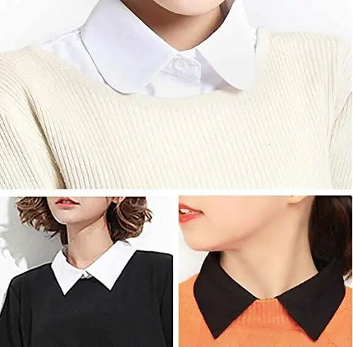 Dickey Creative Indoor/outdoor All-match Cotton Shirt Children's Commuter Fake Shirt Collar White Black Ladies Fake Collar
Dickey Creative Indoor/outdoor All-match Cotton Shirt Children's Commuter Fake Shirt Collar White Black Ladies Fake Collar
