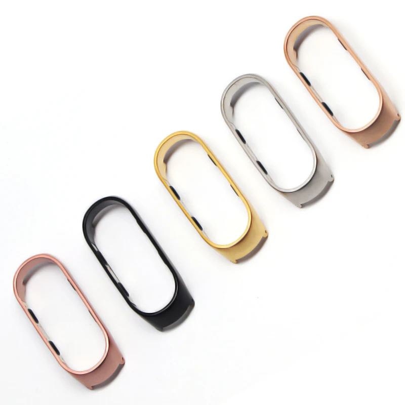Металлический браслет из нержавеющей стали для Xiaomi Mi Band 3 4 MiBand | Наручные часы