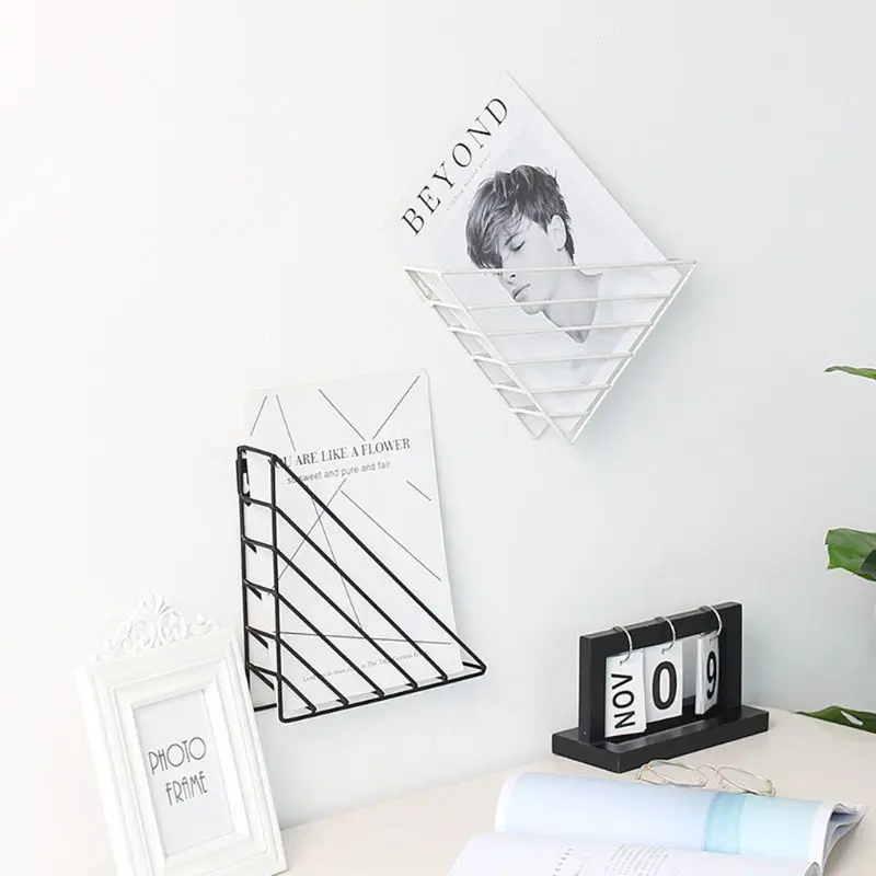 B2RC Nordic Geometric Iron Magazine Storage Rack Wall Basket Home Organizer Decor New
B2RC Nordic Geometric Iron Magazine Storage Rack Wall Basket Home Organizer Decor New