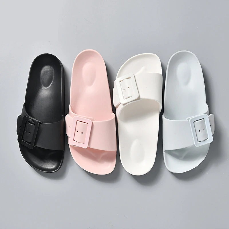 Summer Women's Flat Slippers Fashion Sandals Buckle Ladies Casual Comfortable Female Footwear Soild slippers slipper women
Summer Women's Flat Slippers Fashion Sandals Buckle Ladies Casual Comfortable Female Footwear Soild slippers slipper women
