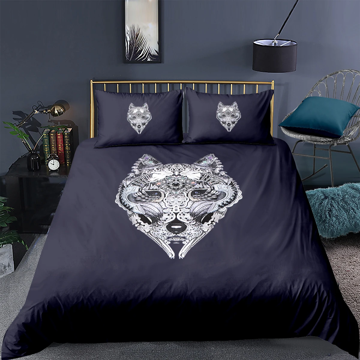 Home Textile Bohemia Duvet Cover Comforter Bedding Set 3D Animal Printing Luxury 3pcs Quilt Cover Single Double Queen King Size
Home Textile Bohemia Duvet Cover Comforter Bedding Set 3D Animal Printing Luxury 3pcs Quilt Cover Single Double Queen King Size