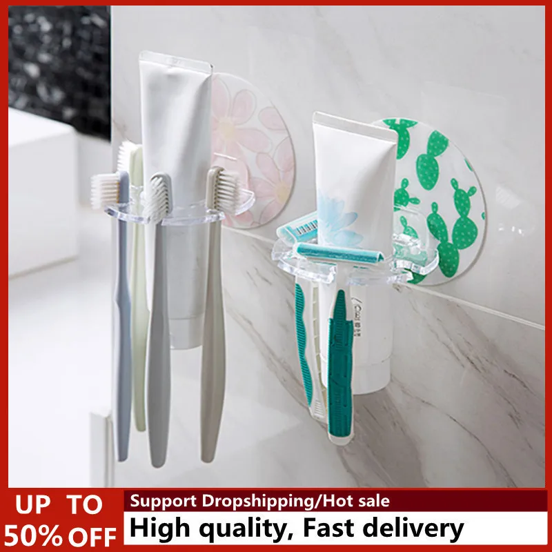 Multifunction Strong Suction Wall Shaped Stand Brush Rack Bathroom Toothbrush Holder Punch-free Bathroom Shelf Decoration Shelf
Multifunction Strong Suction Wall Shaped Stand Brush Rack Bathroom Toothbrush Holder Punch-free Bathroom Shelf Decoration Shelf