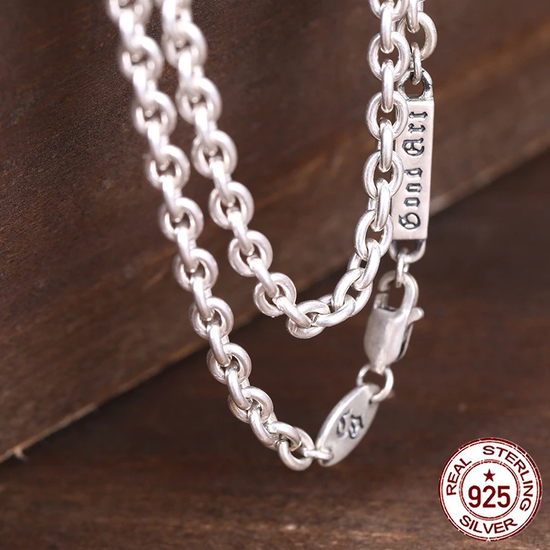 S925 sterling silver necklace tide accessories simple and generous circle personality wild couple cross chain gift 2018 new hot
S925 sterling silver necklace tide accessories simple and generous circle personality wild couple cross chain gift 2018 new hot