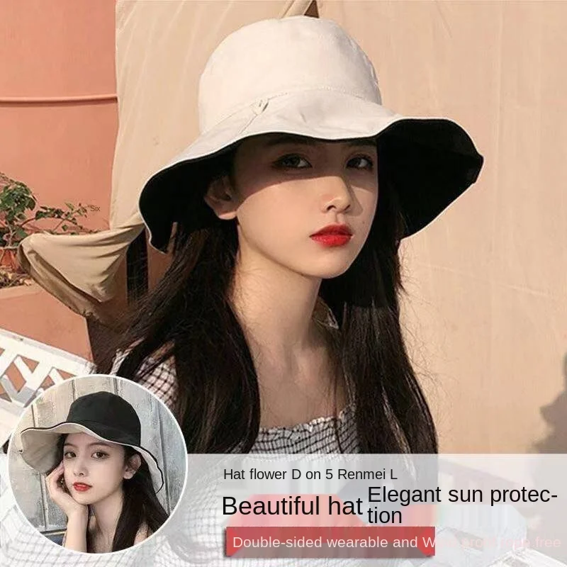Net red double-sided fisherman's hat summer sunscreen sun hat outdoor travel sun hat women bucket hat wide brim hats for female
Net red double-sided fisherman's hat summer sunscreen sun hat outdoor travel sun hat women bucket hat wide brim hats for female