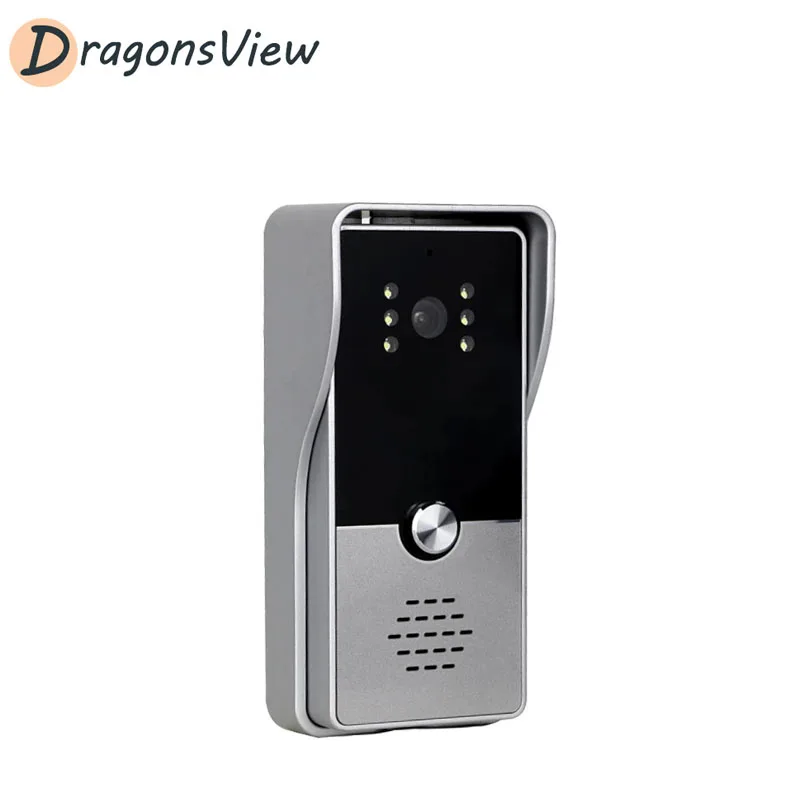 Видеодомофон Dragonsview с замком монитор 7 дюймов ИК-камера 1000TVL видеодомофон система