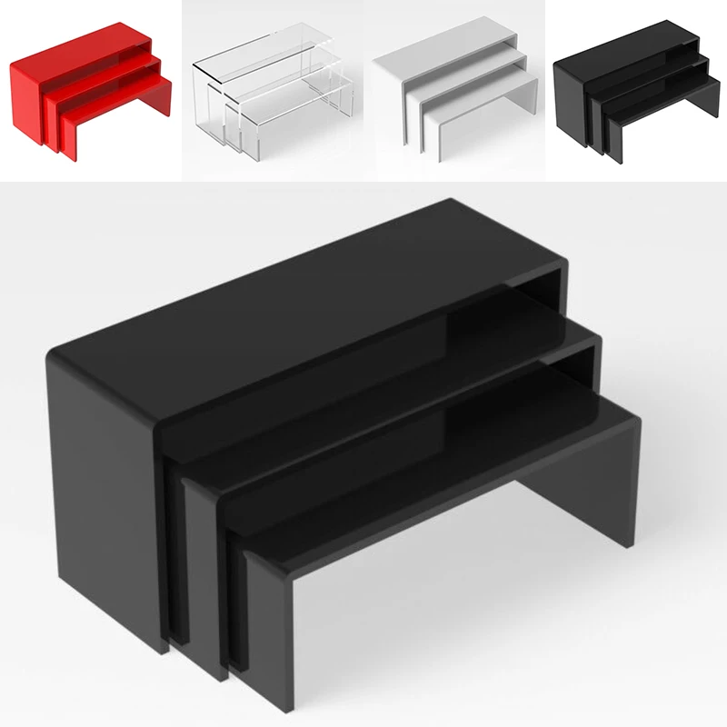 1 Set Of 3Pcs Display Stands 3mm Acrylic U Type Display Stand Showcase Jewelry Storage Rack Shelf For Cabinet Holder
1 Set Of 3Pcs Display Stands 3mm Acrylic U Type Display Stand Showcase Jewelry Storage Rack Shelf For Cabinet Holder