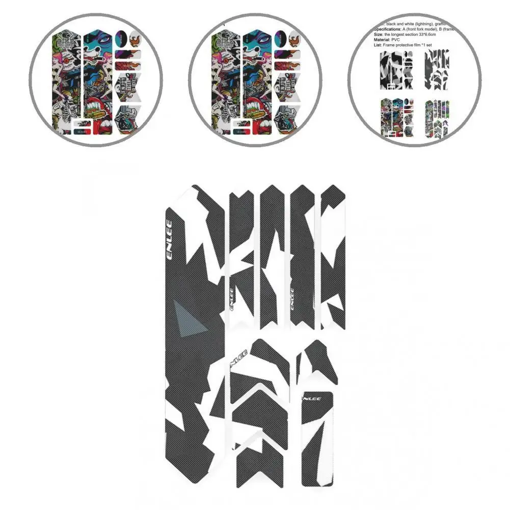 Reliable Long-lasting PVC Bike Frame Fork Stem Protective Decorative Sticker Bike Sticker Bike Decorative Sticker 1 Set
Reliable Long-lasting PVC Bike Frame Fork Stem Protective Decorative Sticker Bike Sticker Bike Decorative Sticker 1 Set