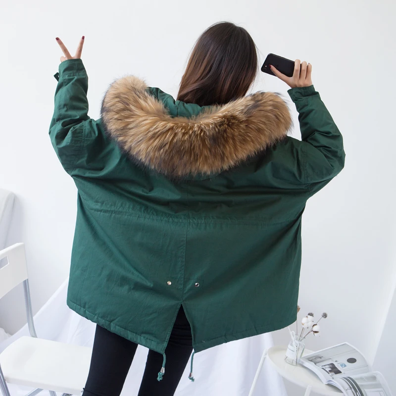 Fitaylor Women Large Natural Raccoon Fur Winter White Duck Down Parka Warm Thick Down Jacket Female Loose Sash Tie Up Outwear
Fitaylor Women Large Natural Raccoon Fur Winter White Duck Down Parka Warm Thick Down Jacket Female Loose Sash Tie Up Outwear