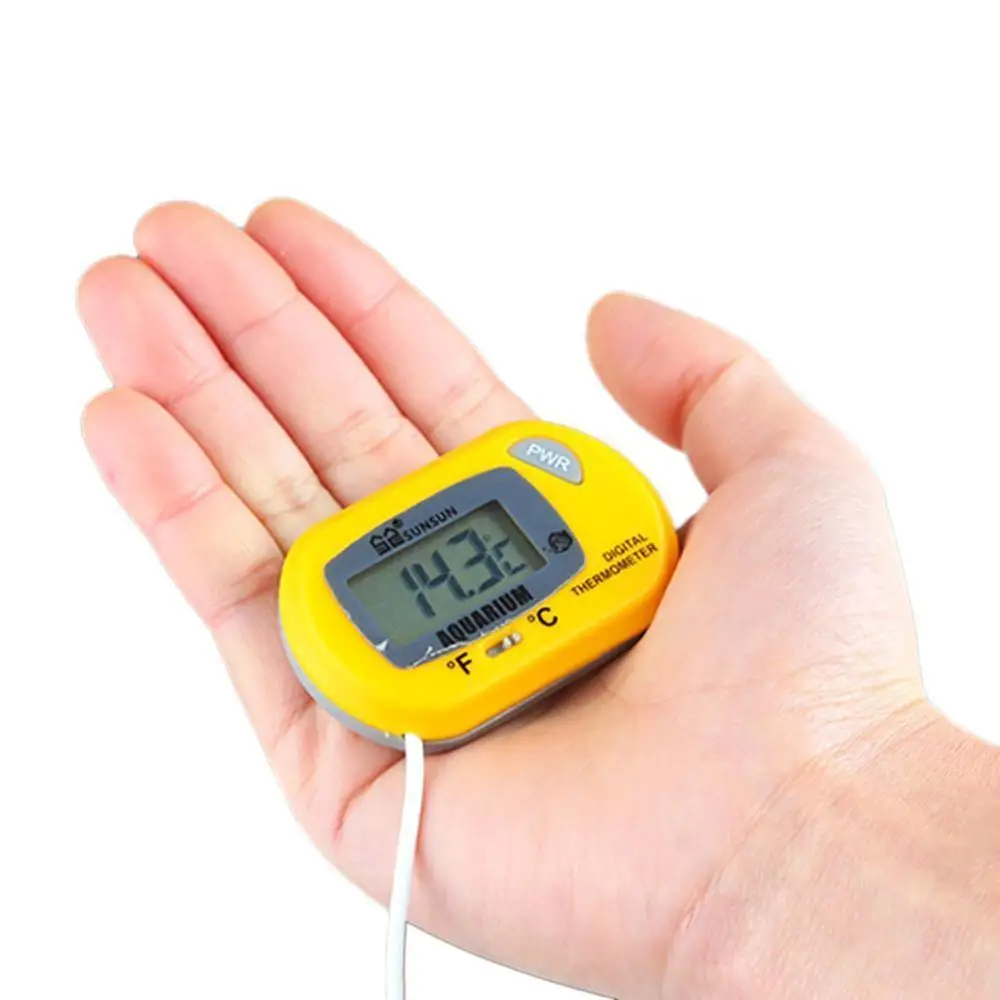 LCD Digital Aquarium Thermometer Fish Tank Water Temperature Temp Fish Meter Supplies Tool Aquarium Detector Alarm Pet M6O7
LCD Digital Aquarium Thermometer Fish Tank Water Temperature Temp Fish Meter Supplies Tool Aquarium Detector Alarm Pet M6O7