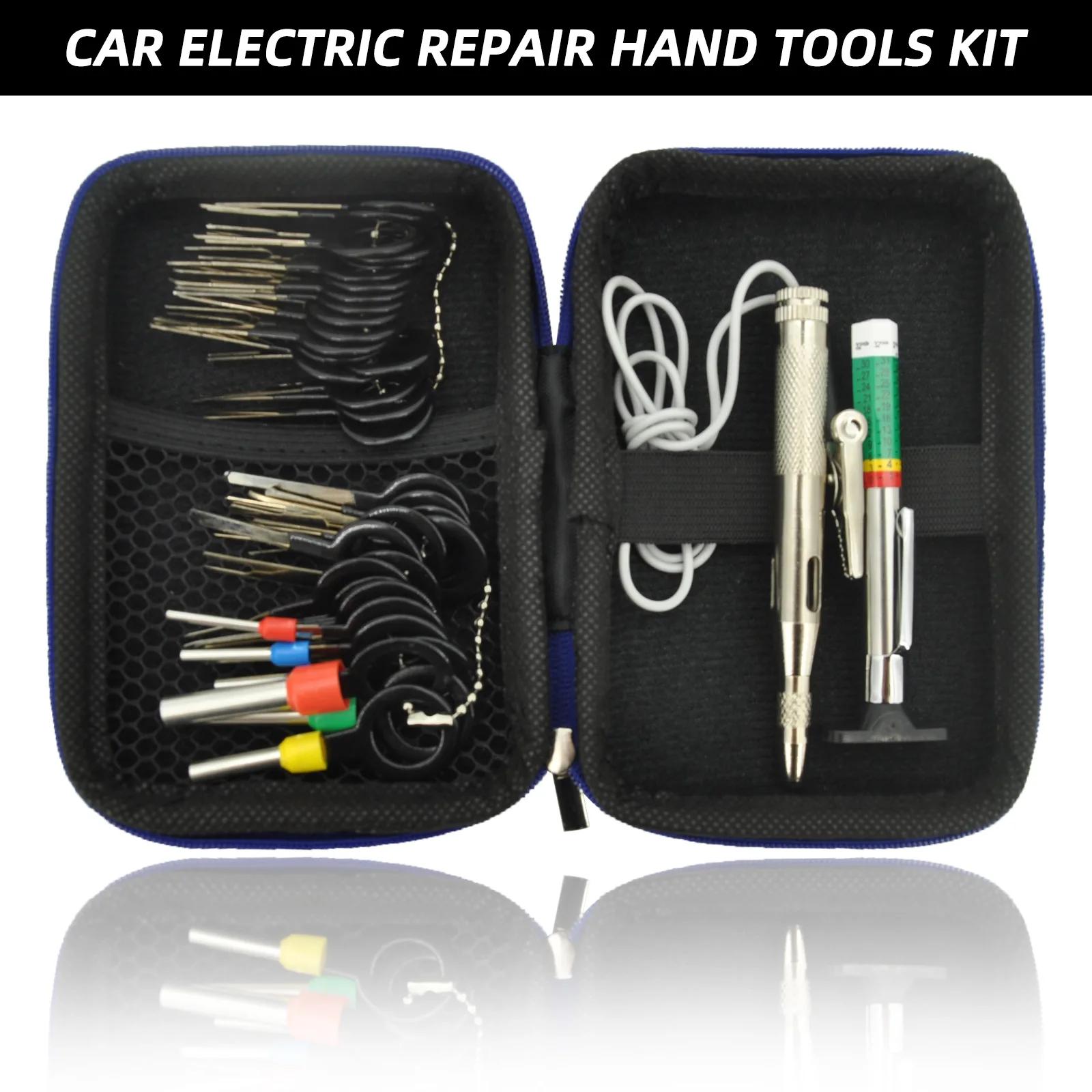 Car Terminal Removal Tool Kit with Storage Bag Car Terminal Removal Electrical Wiring Crimp Connector Pin Extractor Kit
Car Terminal Removal Tool Kit with Storage Bag Car Terminal Removal Electrical Wiring Crimp Connector Pin Extractor Kit