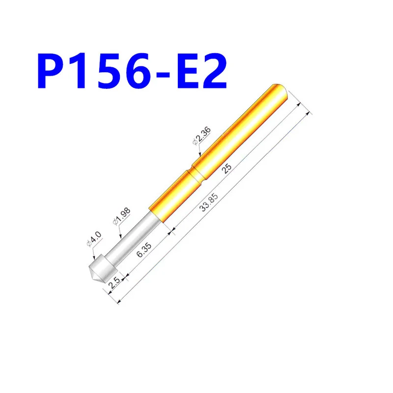 100PCS/package Spring Test Probe P156-E2 Needle Tube Outer Diameter 2.36mm ICT Spring Thimble
100PCS/package Spring Test Probe P156-E2 Needle Tube Outer Diameter 2.36mm ICT Spring Thimble