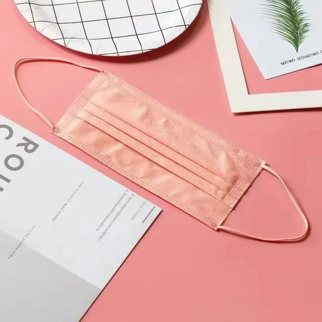 New adult /child 50pcs Morandi simple color mask three-layer protective breathable skin friendly disposable adult and child mask
New adult /child 50pcs Morandi simple color mask three-layer protective breathable skin friendly disposable adult and child mask