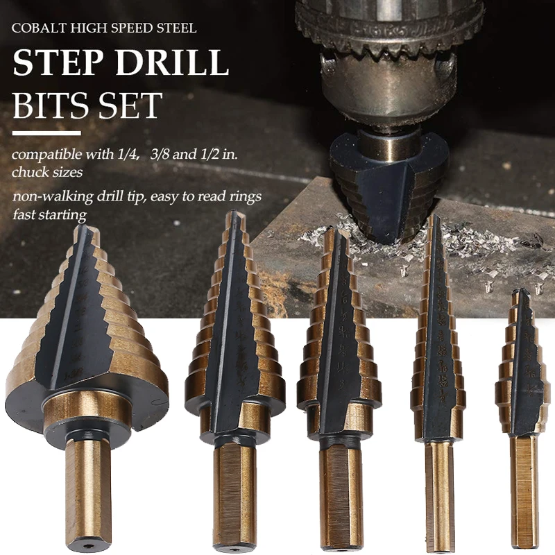 5PCS Bright Black Drill Bit Set Hole Drill Bit Drills Bit Hole Brick Wall Electrical Accessories Portable Practical Durable
5PCS Bright Black Drill Bit Set Hole Drill Bit Drills Bit Hole Brick Wall Electrical Accessories Portable Practical Durable