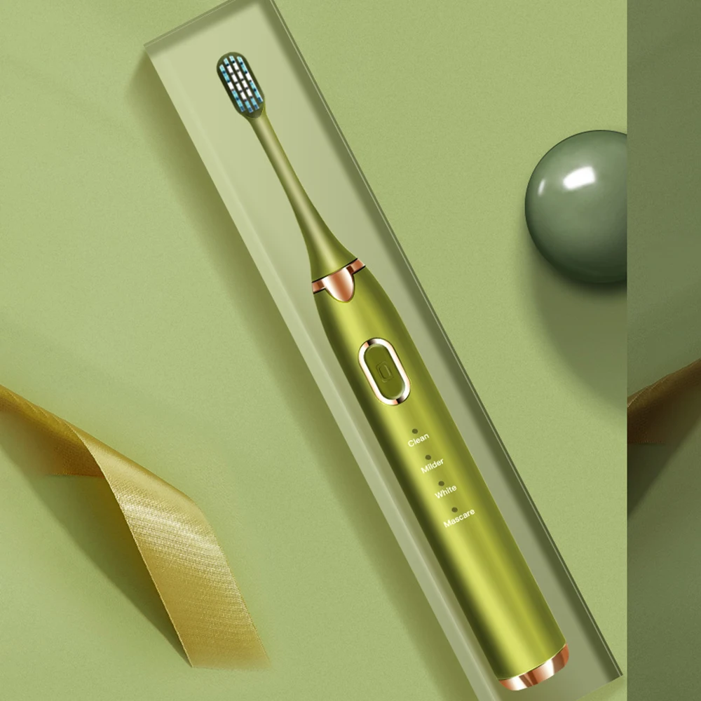 Electric Toothbrush Ultrasonic Powerful Tooth Brushes Adult Houseehold USB Rechargeable Waterproof Oral Care Clean Whitening
Electric Toothbrush Ultrasonic Powerful Tooth Brushes Adult Houseehold USB Rechargeable Waterproof Oral Care Clean Whitening