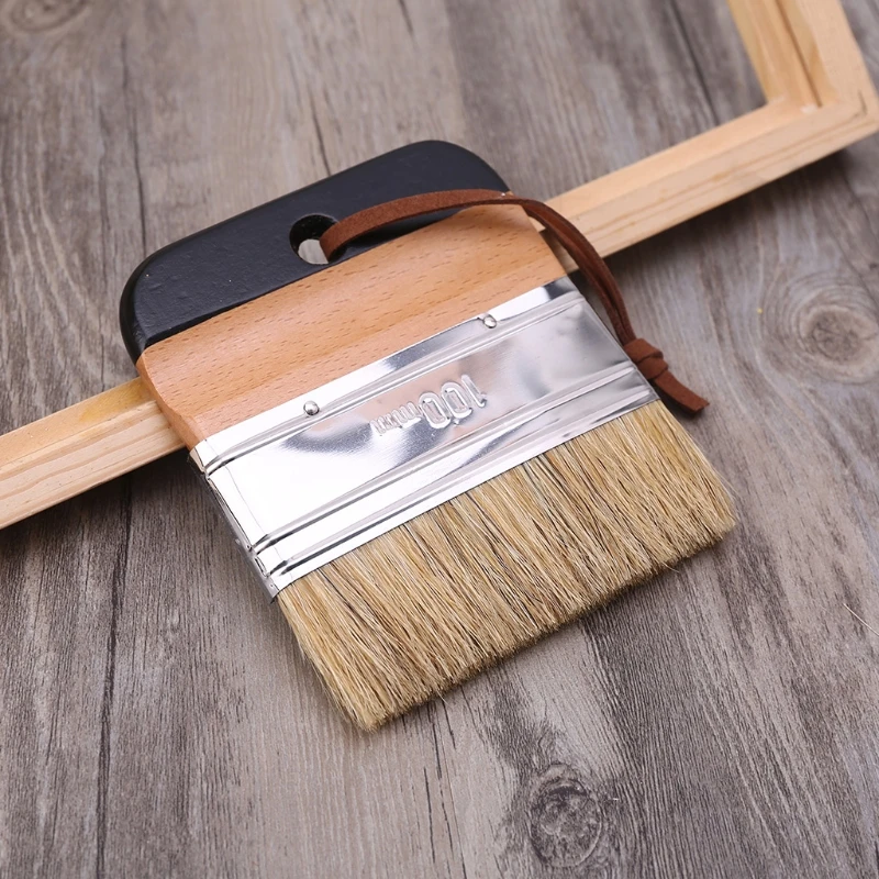 Wide Flat Chalk Paint Wax Brush Ergonomic Wood Handle Natural Bristle Brushes 
Wide Flat Chalk Paint Wax Brush Ergonomic Wood Handle Natural Bristle Brushes