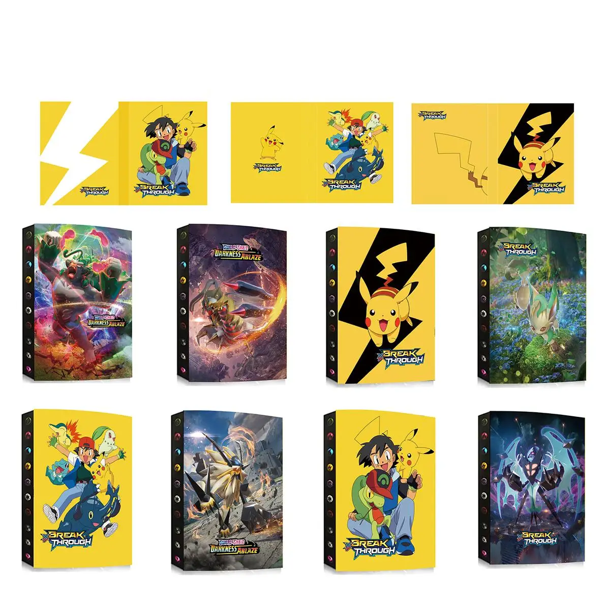 New 8 Style Album Pokemon Map 240Pcs 4pocket Holder Collections Card Box Notbook Game Binder Folder Toy Gift for Kid Cartas Book
New 8 Style Album Pokemon Map 240Pcs 4pocket Holder Collections Card Box Notbook Game Binder Folder Toy Gift for Kid Cartas Book