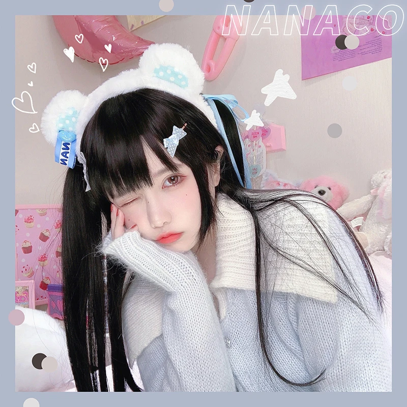 New Bear Ears Hairhoop Cosplay Brown White Headband Lolita Hand Work Costume Accessories
New Bear Ears Hairhoop Cosplay Brown White Headband Lolita Hand Work Costume Accessories