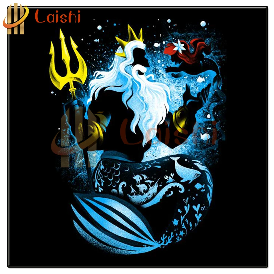 Алмазная 5D картина из мультфильма, подарок для детей, квадратная вышивка русалки, мозаика из кристаллов, украшение из бусин 
Алмазная 5D картина из мультфильма, подарок для детей, квадратная вышивка русалки, мозаика из кристаллов, украшение из бусин